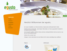 Tablet Screenshot of egusto.eu
